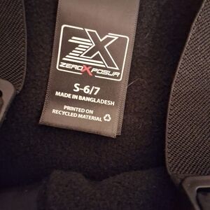 Kids ZeroXposur Black Snow Bib Size 6/7